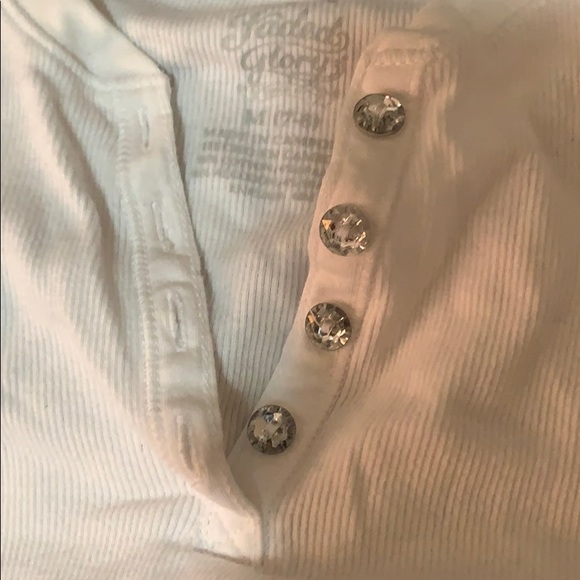 White long sleeve girls shirt - Picture 3 of 3